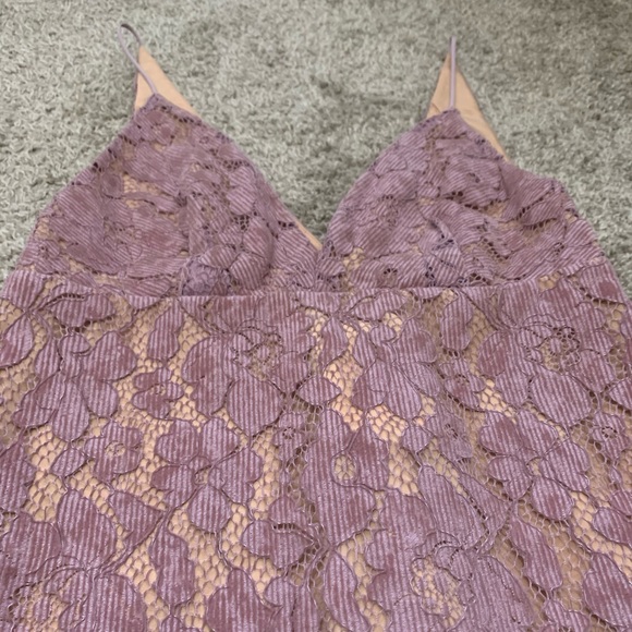 Free People Love Lace Mini Dress in Wisteria - Picture 9 of 10